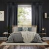 Harrow Flint Curtains-Double Pinch Pleat-1 پرده پانچ سه - ابعاد زبرا