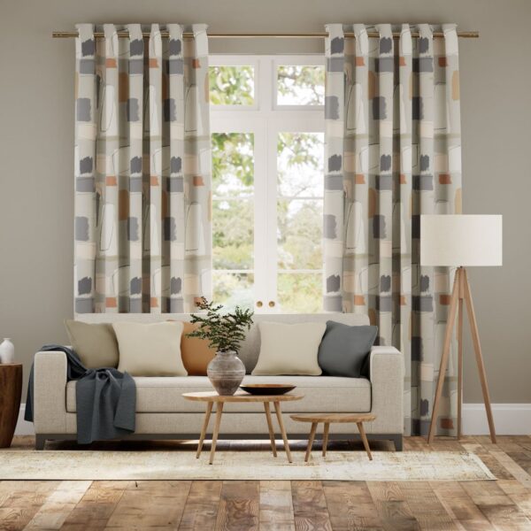 Reishi Truffle Curtains-1 پرده پانچ دو - محاسبه پنل